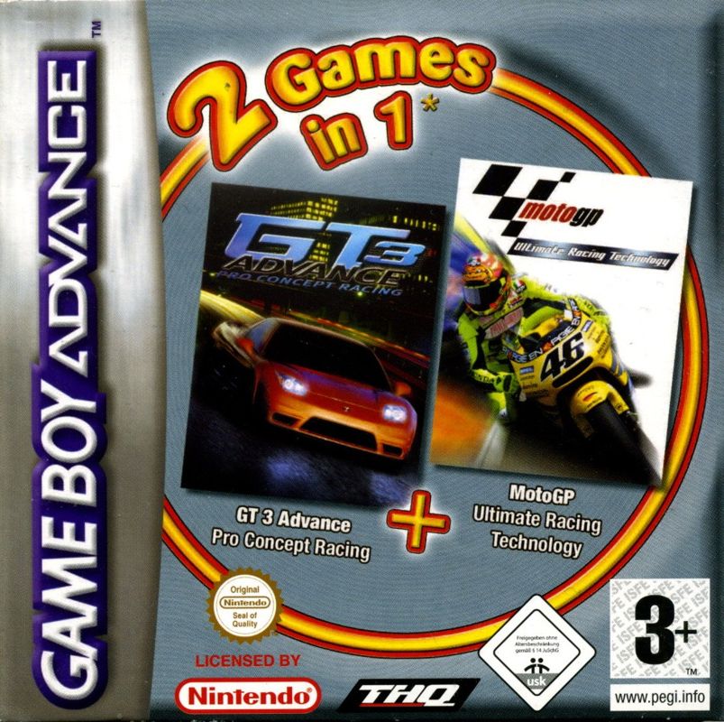 MotoGP box art for GameBoy Advance